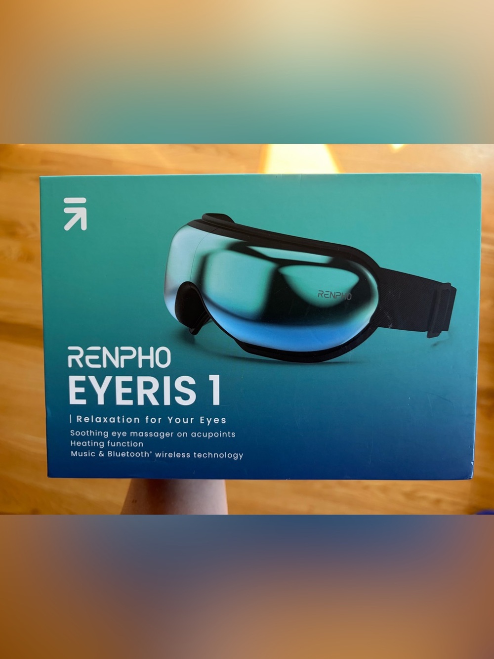 RENPHO Eyeris 1 relaxation Eye Massager wireless heat migraine headache relief